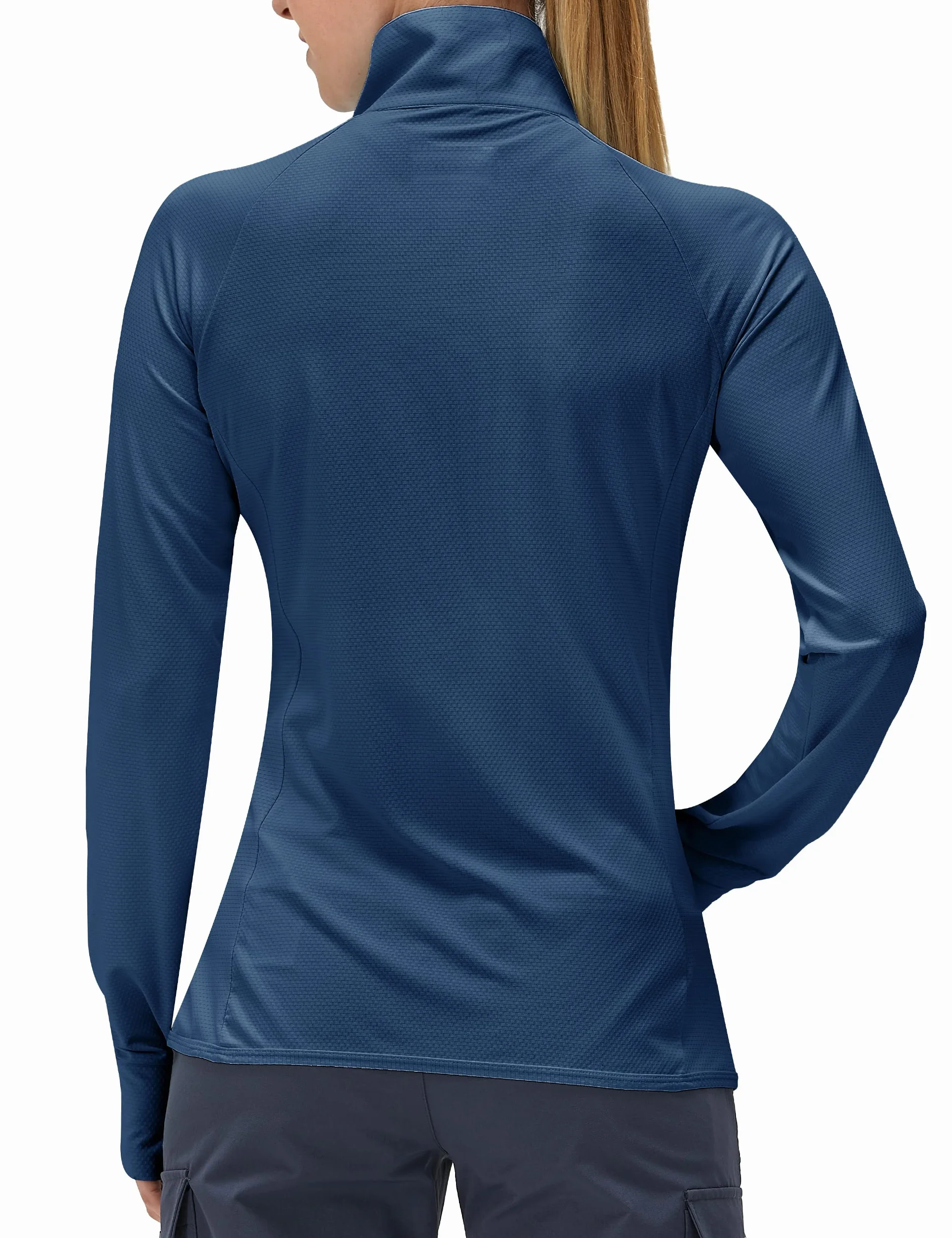 KPSUN Vêtement de protection solaire UPF 50+ à manches longues pour femme T-shirt léger