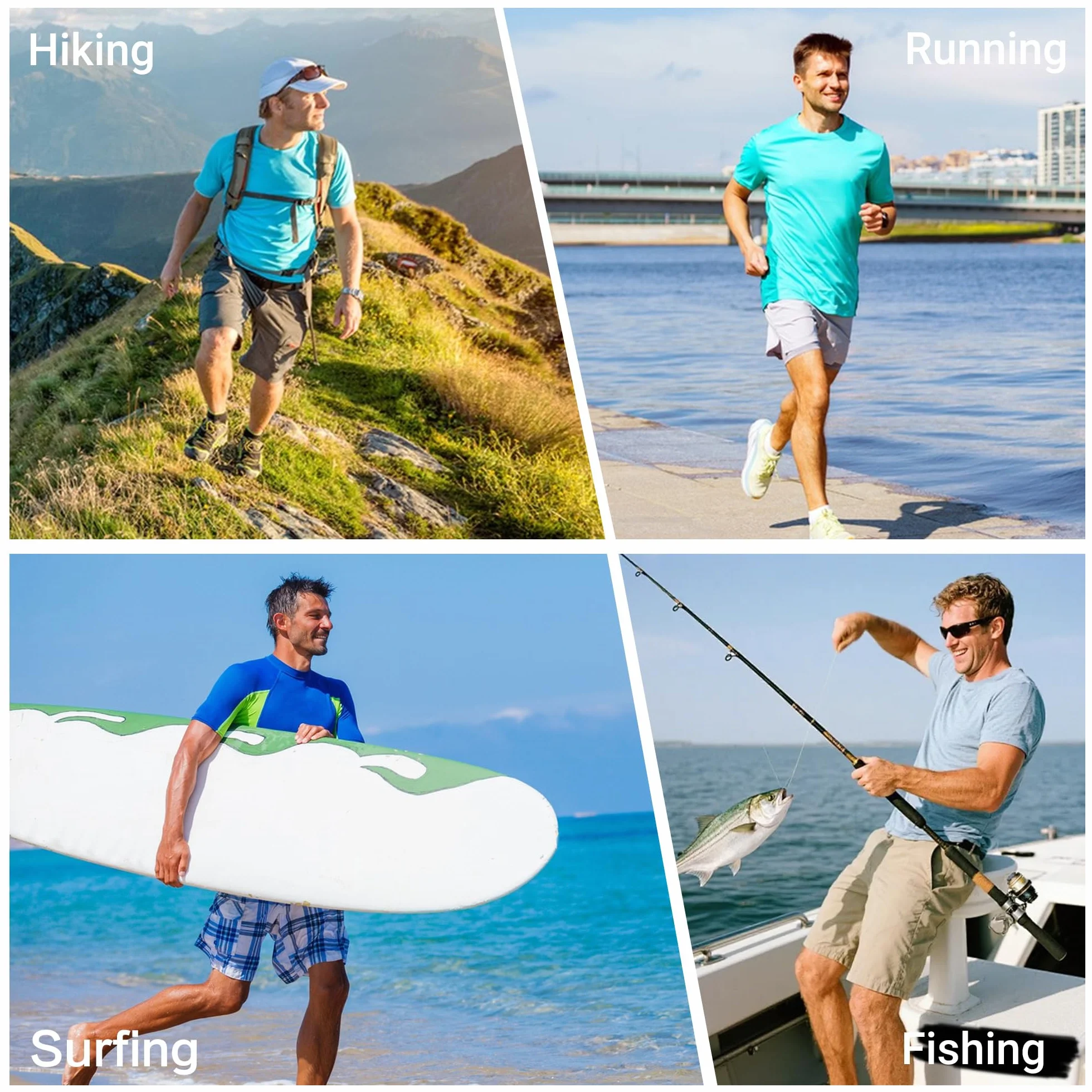 MEETWEE Rashguard UPF 50+ T-Shirt de Natation à Manches Courtes pour Homme - Séchage Rapide - Léger et Respirant