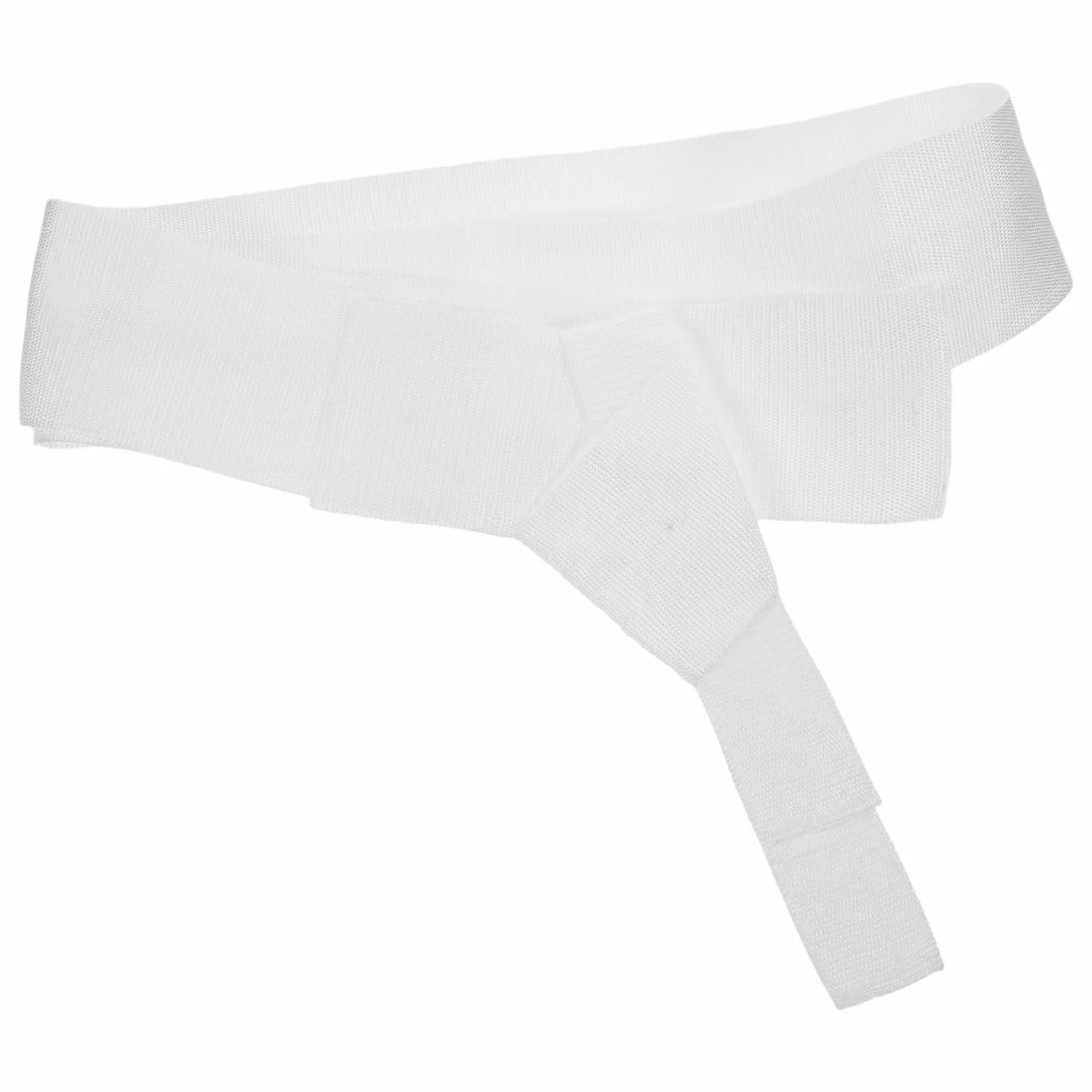 Ceinture Kimono Japonaise Blanche pour Homme Costume Cosplay Traditionnelle Large