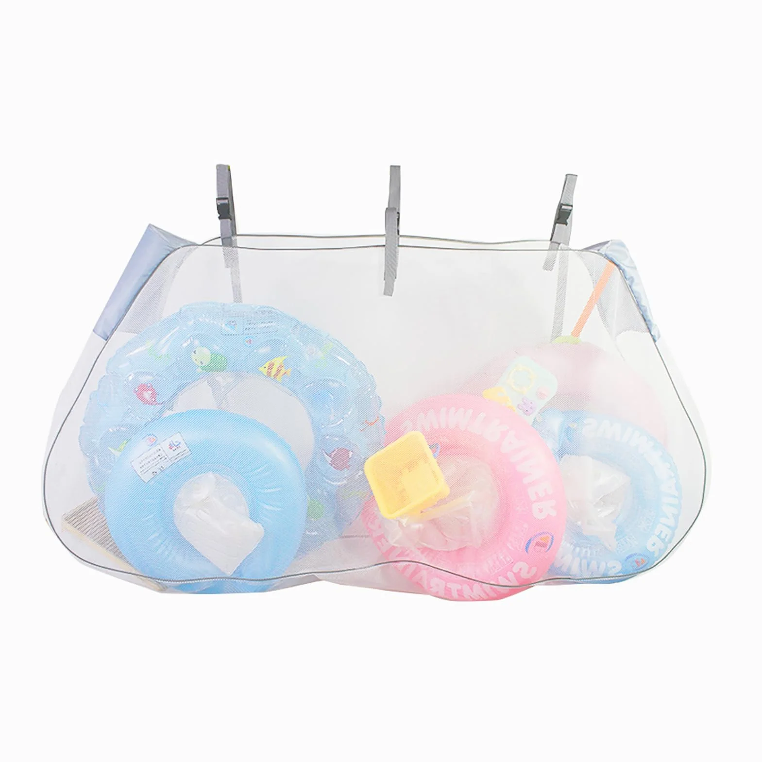Rangement de flottaison de piscine Rack de stockage Filet d'organisateur