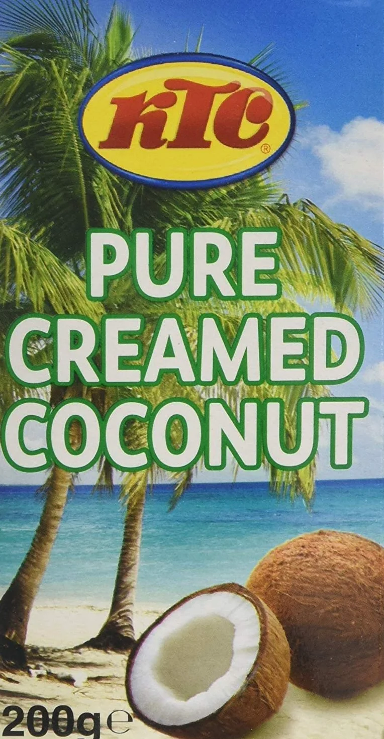 KTC Pure Crème de Coco KTC - 200 g - Lot de 3