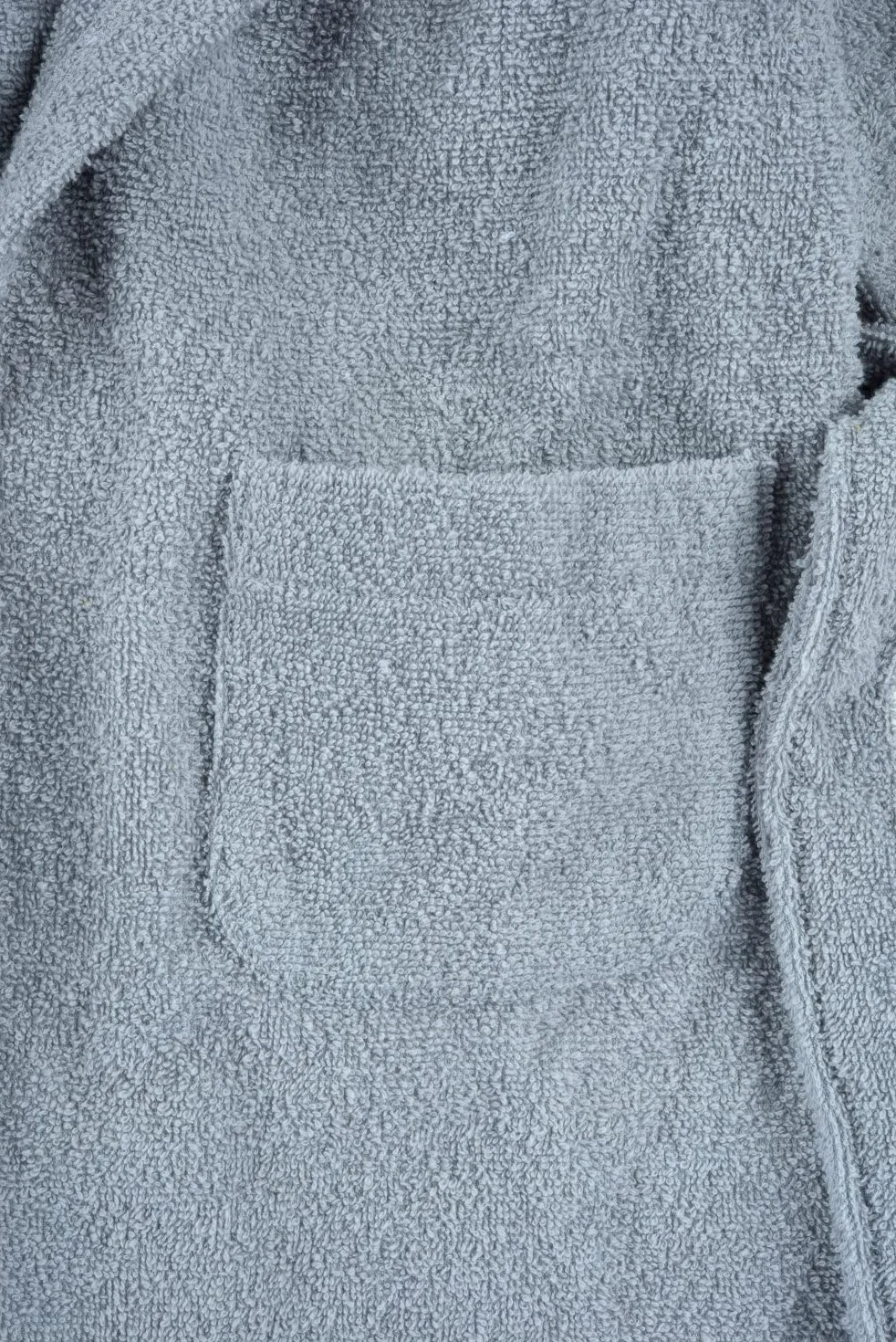 Chicco Peignoir en Tissu Éponge Doux Éléphant avec Poches et Ceinture, 24 Mois+, Gris