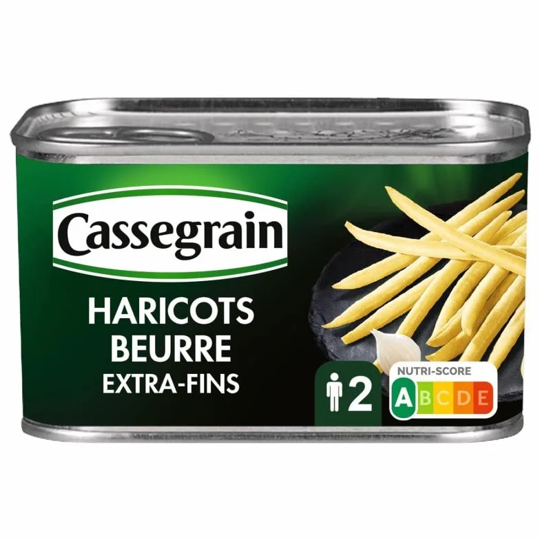 CASSEGRAIN - Haricot Beurre 220G - Lot De 4 - Offre Special