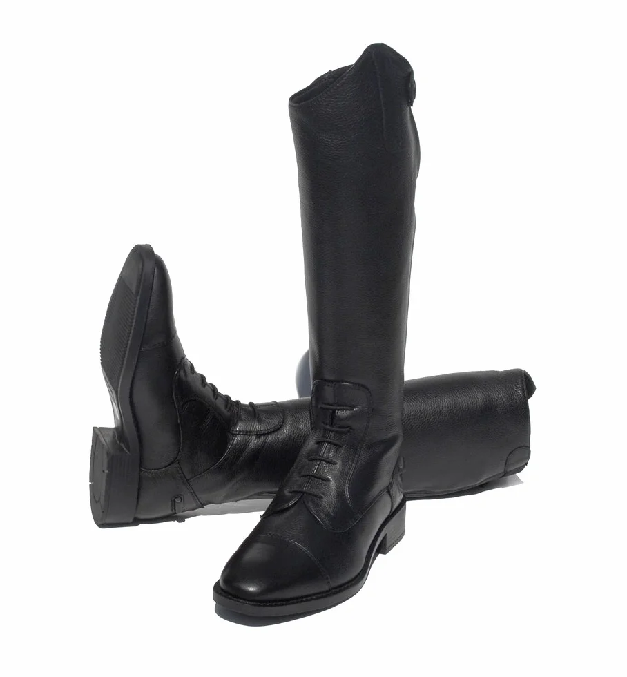 Rhinegold Young Rider Elite Luxus Bottes d'équitation Cuir Souple