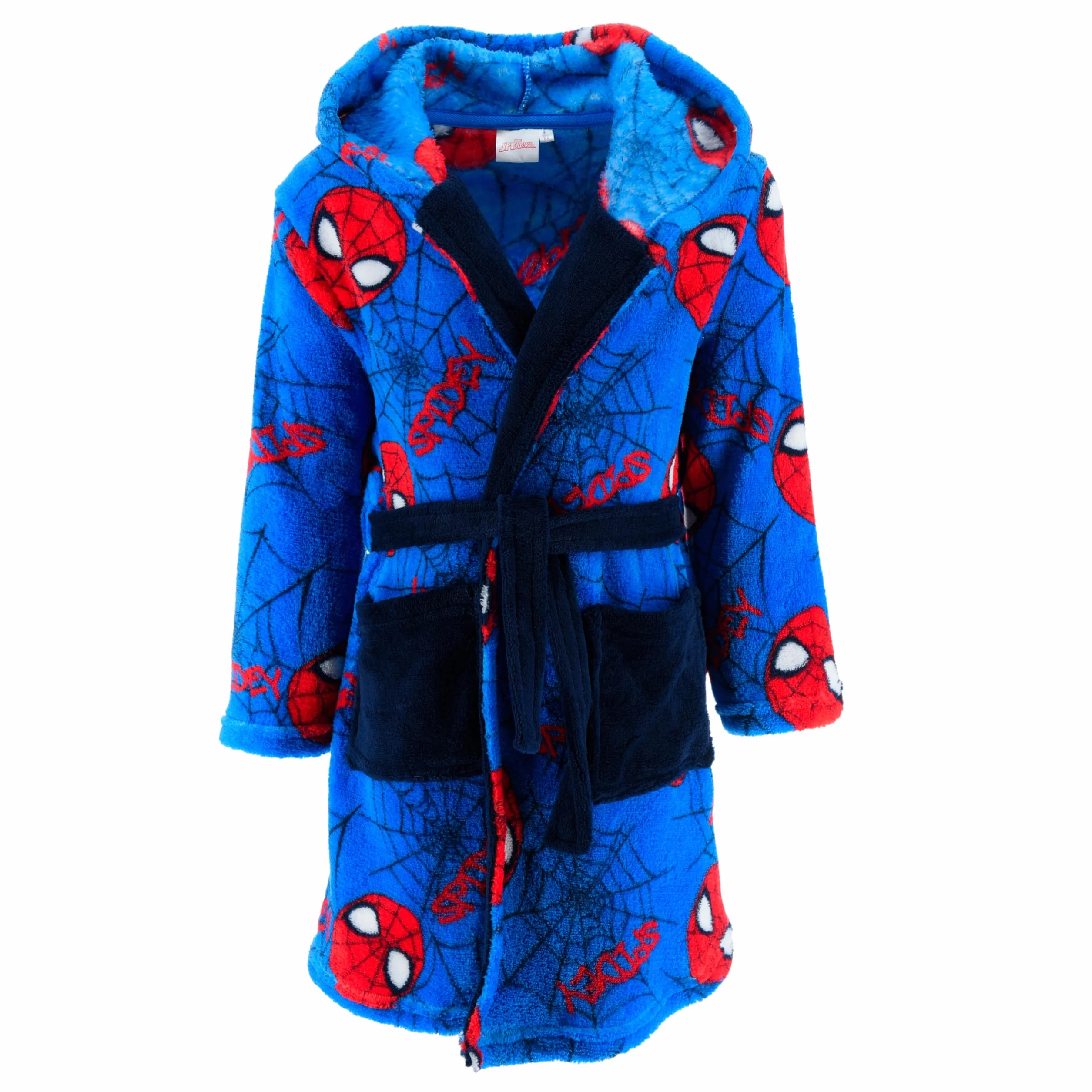 Spiderman Robe de Chambre Garçons Doux Maison Enfants Cadeau Taille 3 Ans Bleu