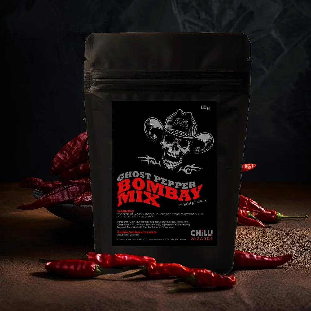 Chilli Wizards - Mélange Bombay Piment Fort avec Piment Fantôme - 100g