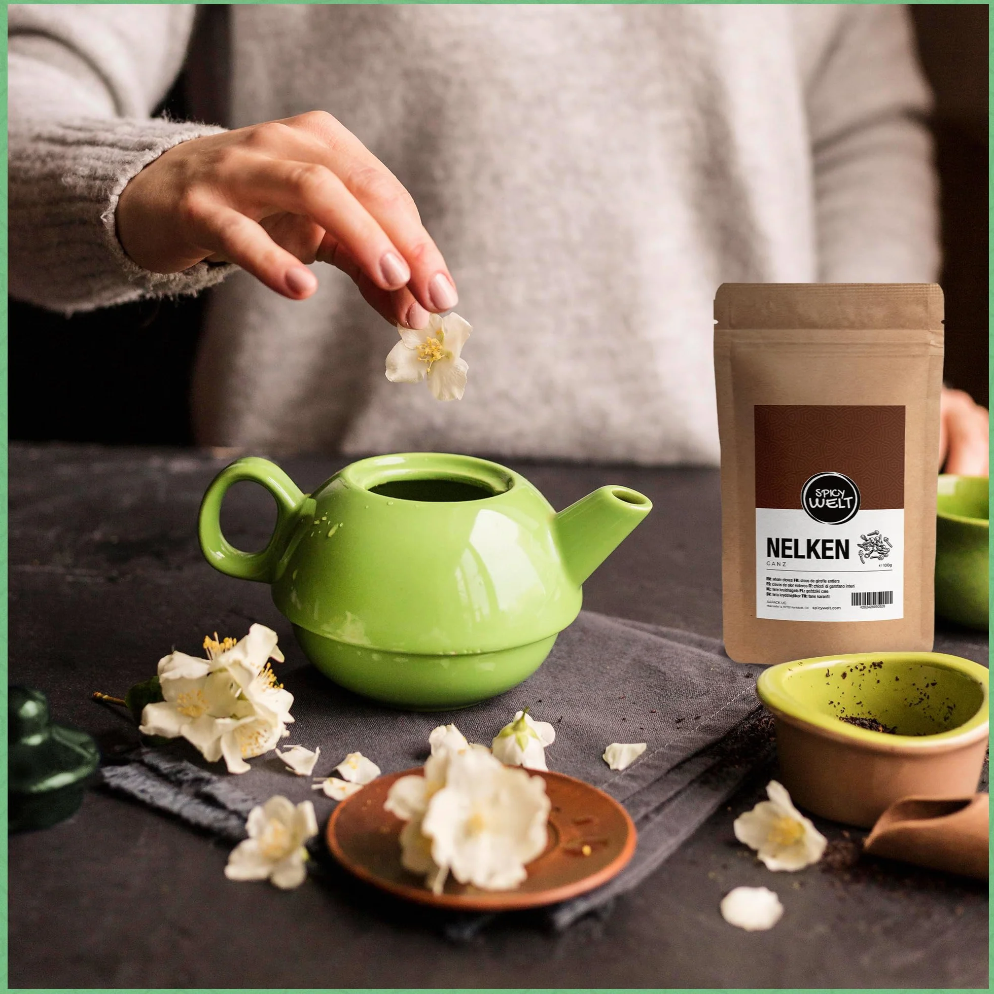 Spicy Welt Clous de Girofle Entiers (500g) – Girofle pour Pot-au-Feu, Pain d'Épices, Infusion & Marinade | Saveur Intense & Boisée | 100% Naturel, Sans Additifs