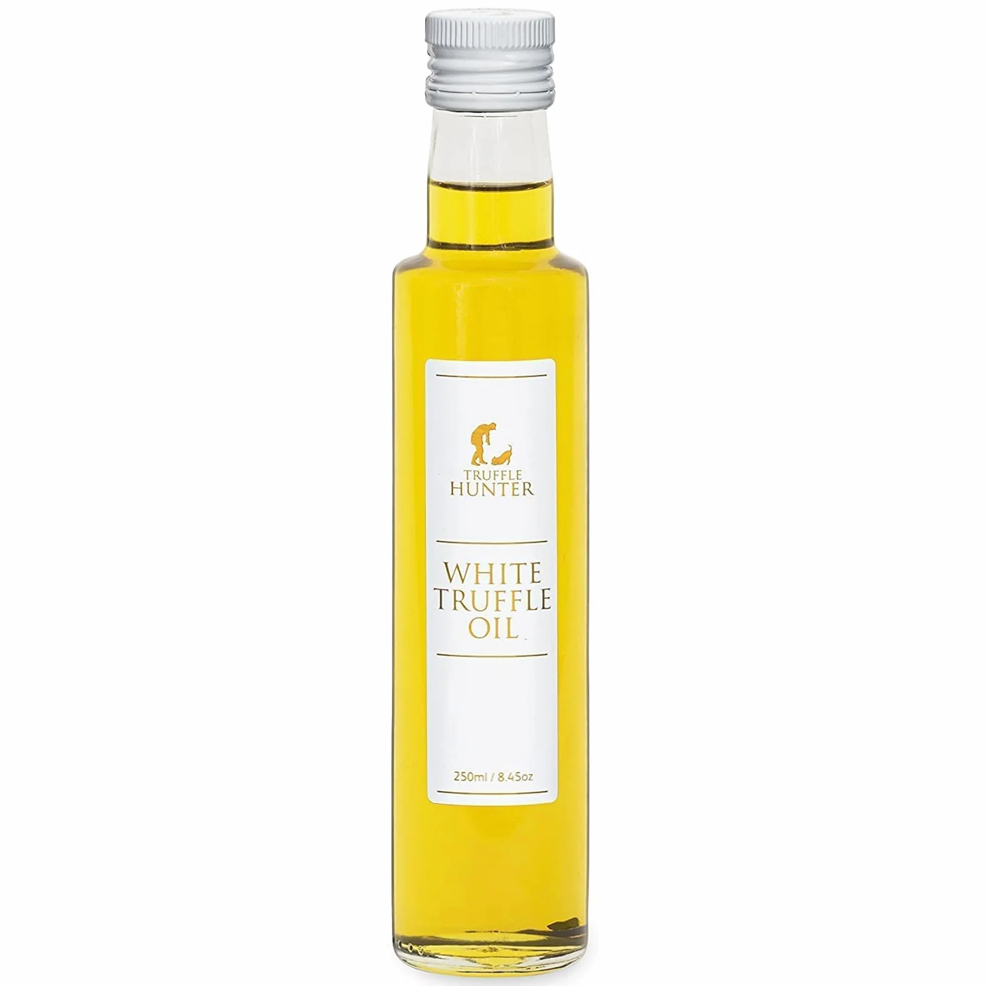 TruffleHunter - Huile de Truffe Blanche - Huile d'Olive Extra Vierge pour Cuisine et Assaisonnement - 250 ml