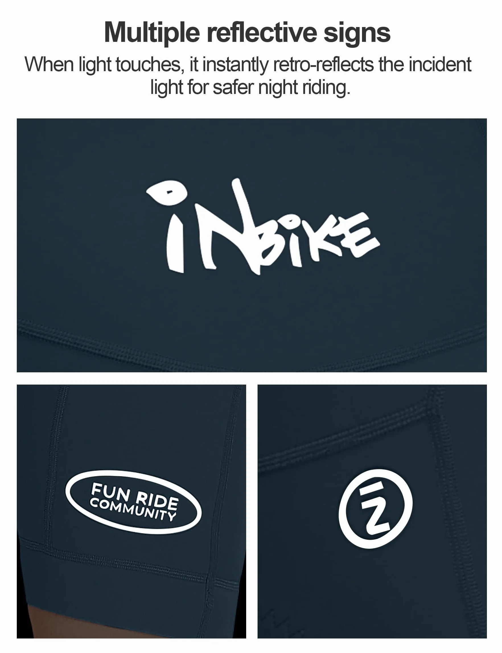 INBIKE Cuissard de Cyclisme d'été pour Homme Séchage Rapide Respirant