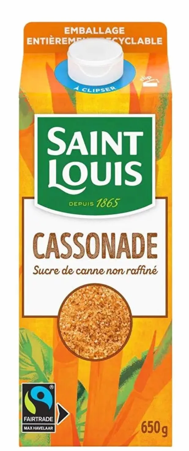 Cassonade Pack Bouchon Précision Saint Louis 650g/Boite - Offres de 1, 2, 3 et 4 Boite - Livraison Gratuite France (2 Boites)