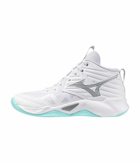 Mizuno Chaussures Pro Mid Women Blanc/Bleu 2025