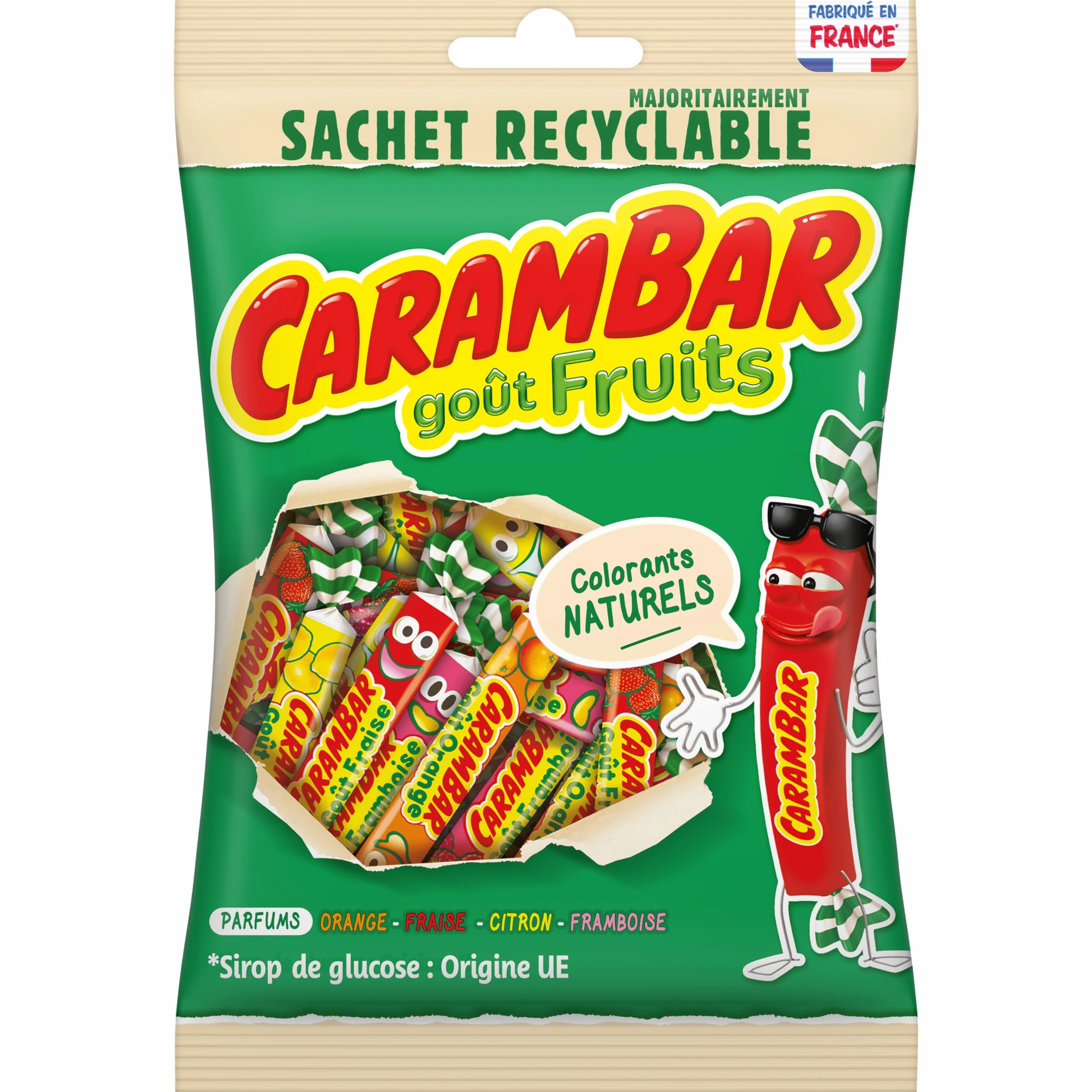 CARAMBAR Fruits Sachet Recyclable 180g