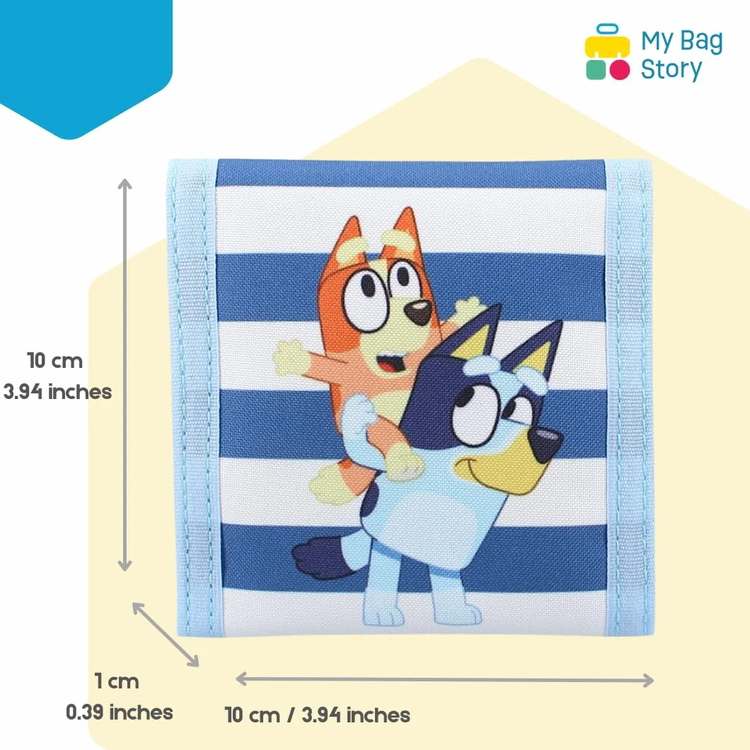 Portefeuille Enfant Bleu mybagstory 10 cm Garcon Bluey
