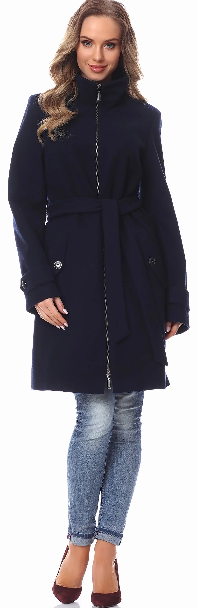 Be Mammy Manteau Veste en Laine Grossesse Maternité BE20-225