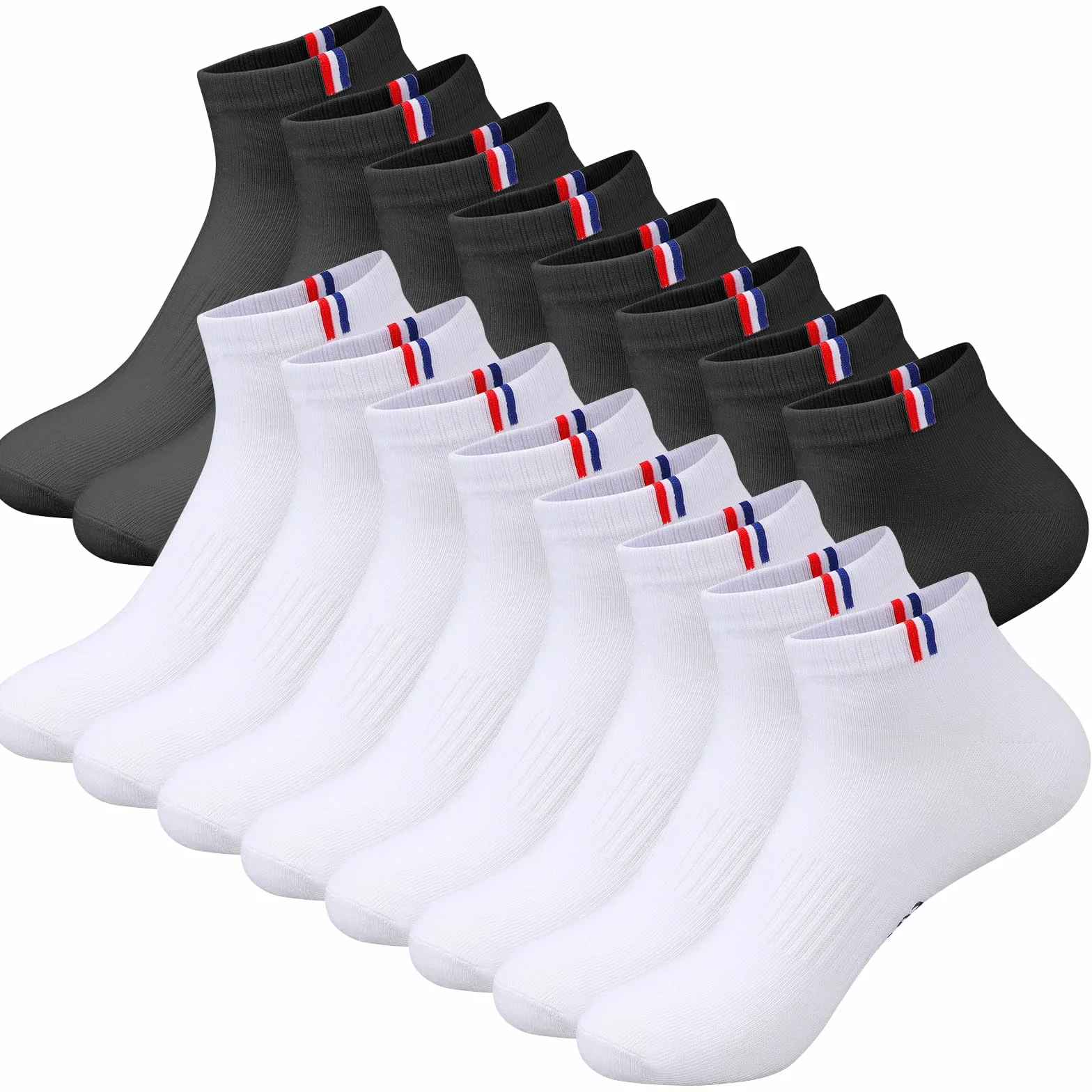 Chaussettes Sport Homme Femme 38-42 VEGCOO Respirantes Absorbant la Transpiration