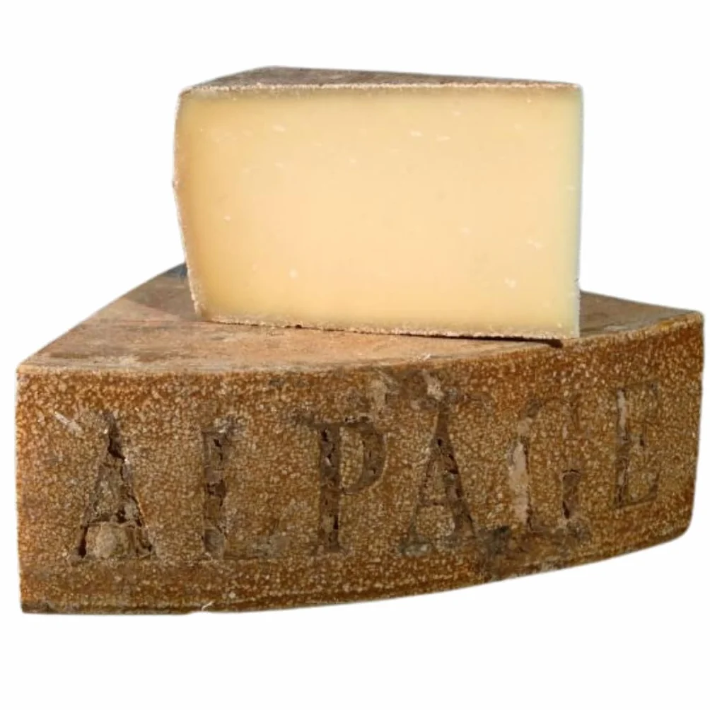 Gruyère Suisse Alpage AOP - 500gr - fabrication artisanale de Fribourg - affinage minimum 12 mois - Pâte jaune avec cristaux et saveur noisette intense