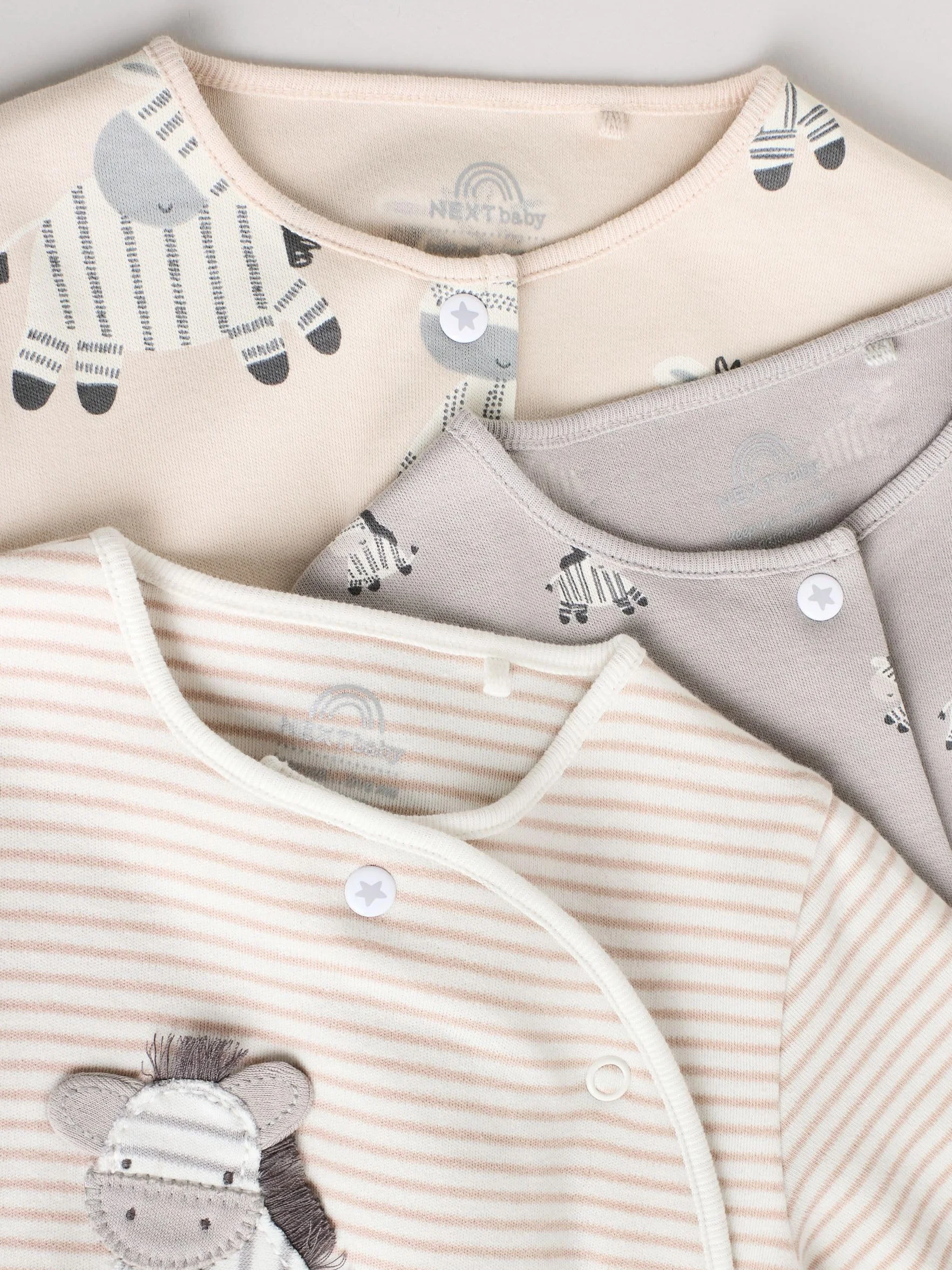 NEXT Bébé Dors-Bien zèbre 100% Coton Lot de 3