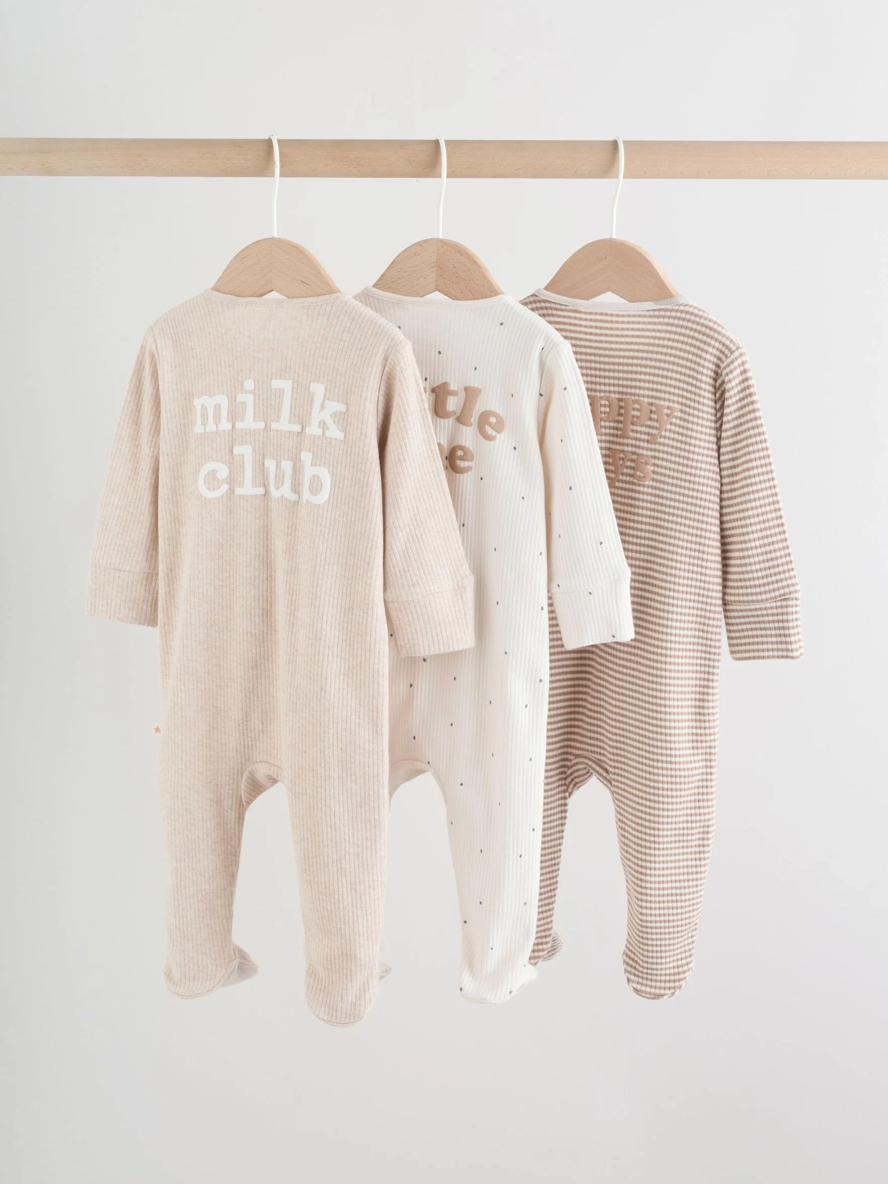 NEXT Bébé Dors-Bien à Zip Double Sens Lot de 3