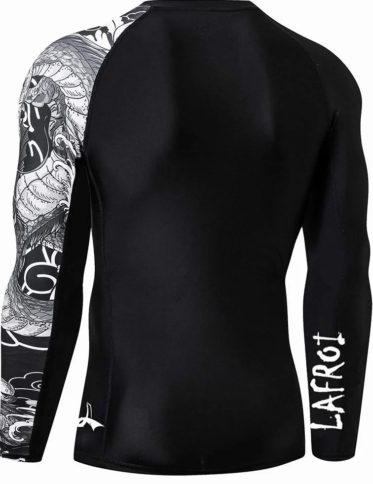 LAFROI Maillot de Corps à Manches Longues Protection UPF 50+ Homme