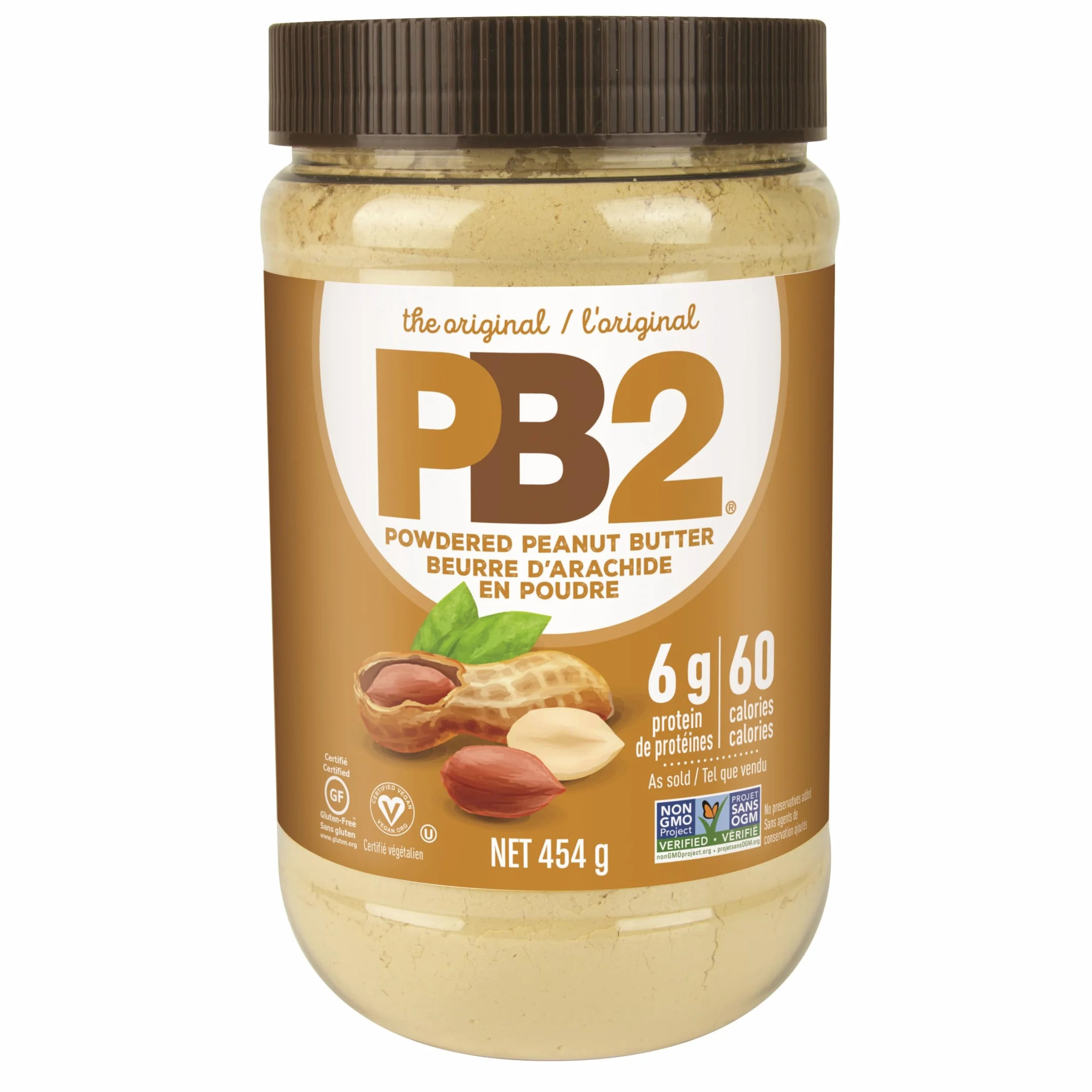 Bell Plantation PB2 Plain Peanut Butter Powder - 1lb Jar