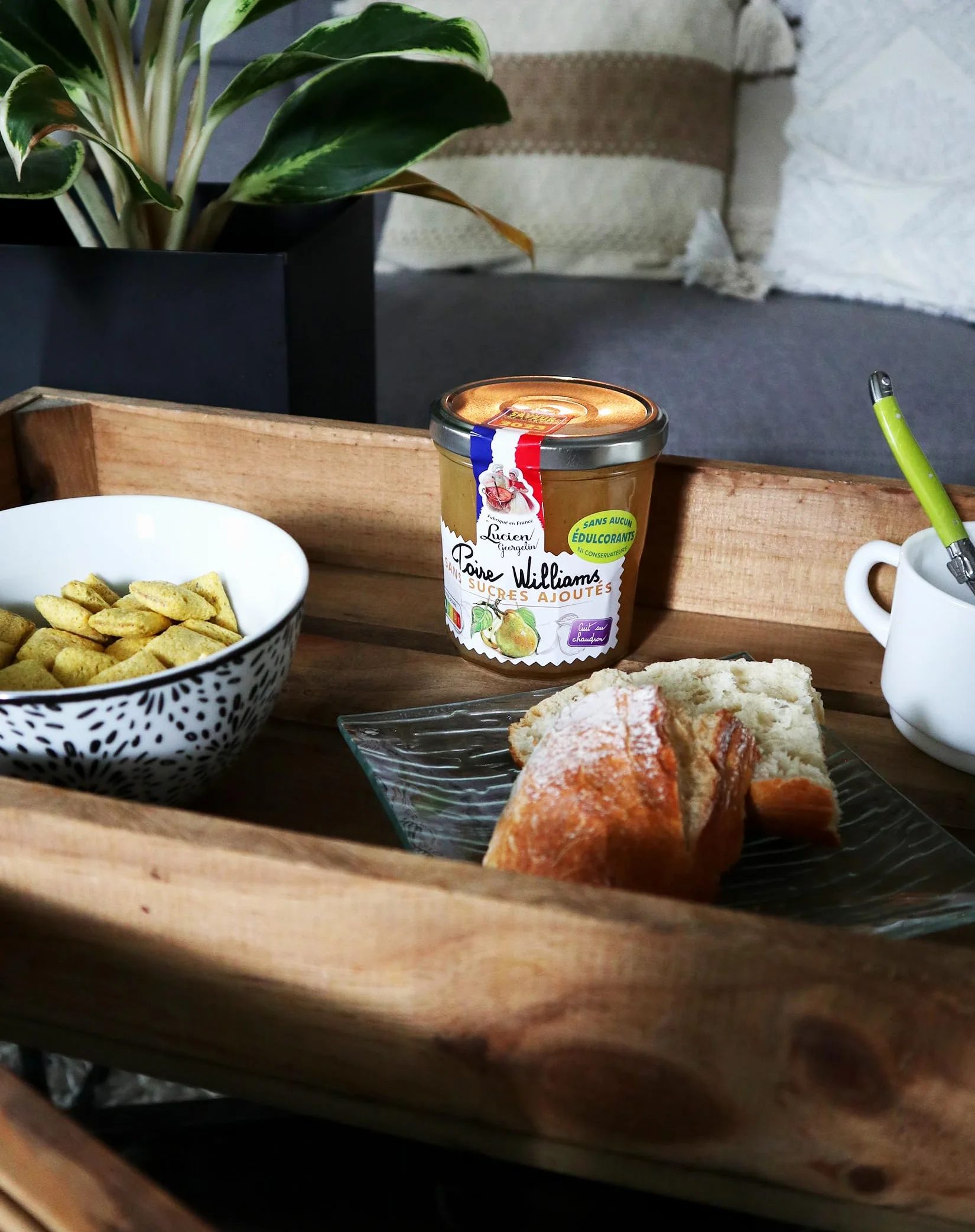 Lucien Georgelin Préparations Fruits Jaunes Sans Sucre Ajouté 4x320g | NUTRISCORE A, Lot de 4