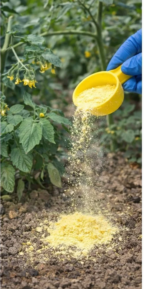 Soufre. Boîte de 20 kg.