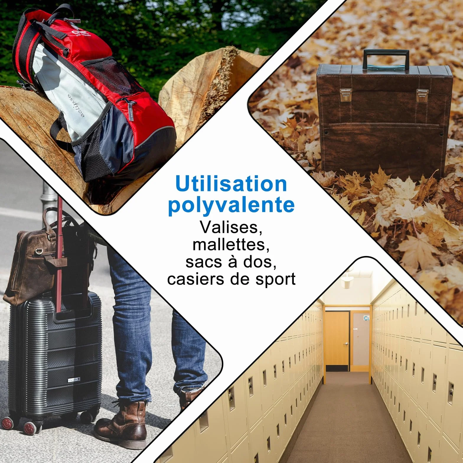 Diyife TSA008 Cadenas Code 4 Chiffres avec Alerte Rouge à l'Ouverture, Câble d'Acier 3 mm, Cadenas Valise pour Bagage Cabine, Casier & Camping