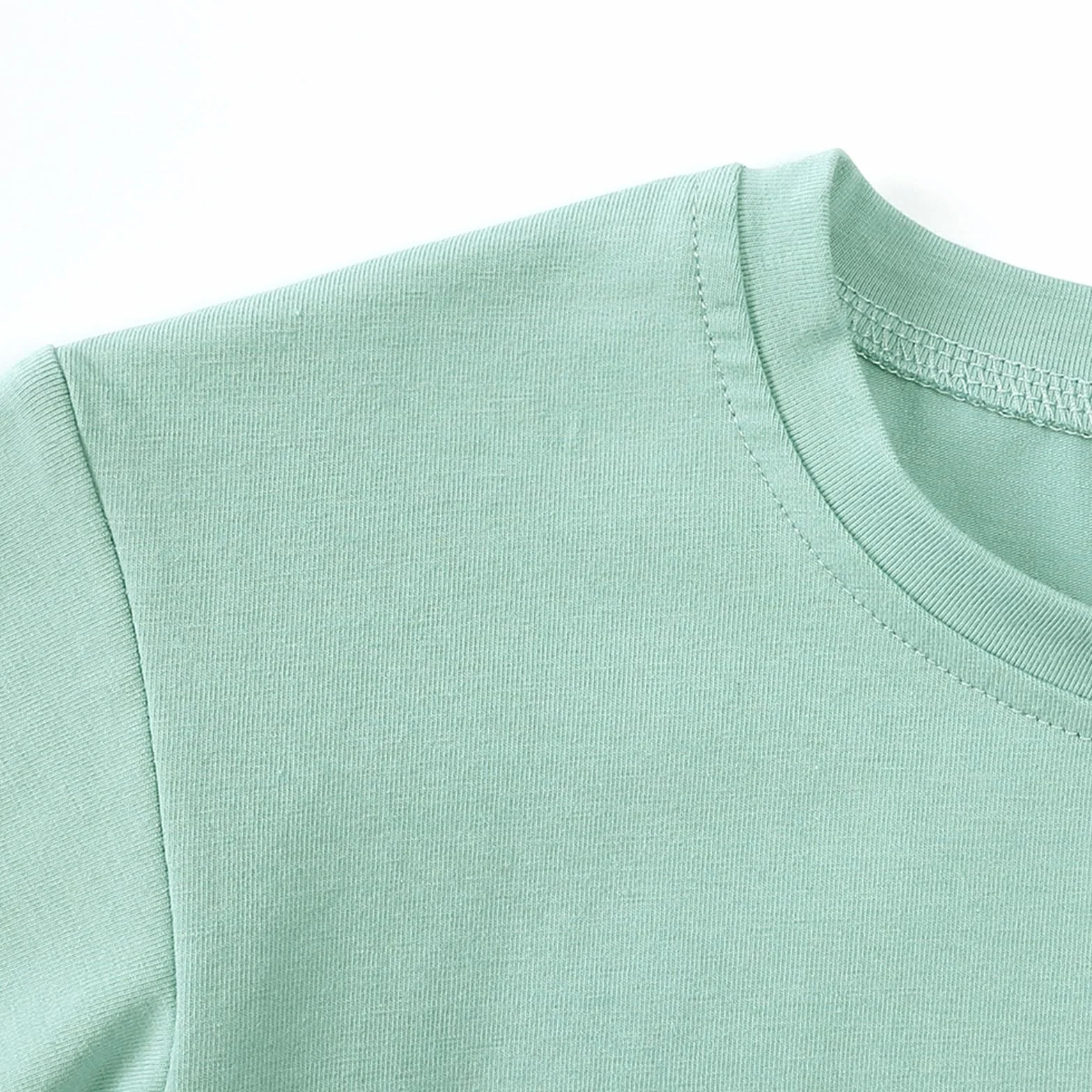 Ensemble Enfant 2 Pièces Short Tee Shirt d'été Couleur Unie Manches Courtes Lot De 2 Survêtements Confortable Respirant Casual Jogging Sport Plage 1-13 ans