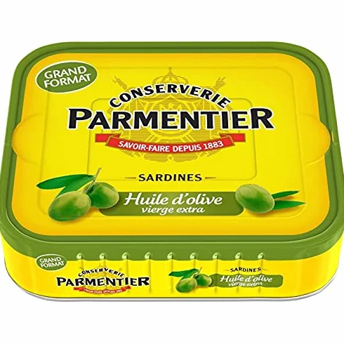 PARMENTIER - Sardines Huile D'Olive Hyacinthe 232G - Lot De 4 - Offre Special
