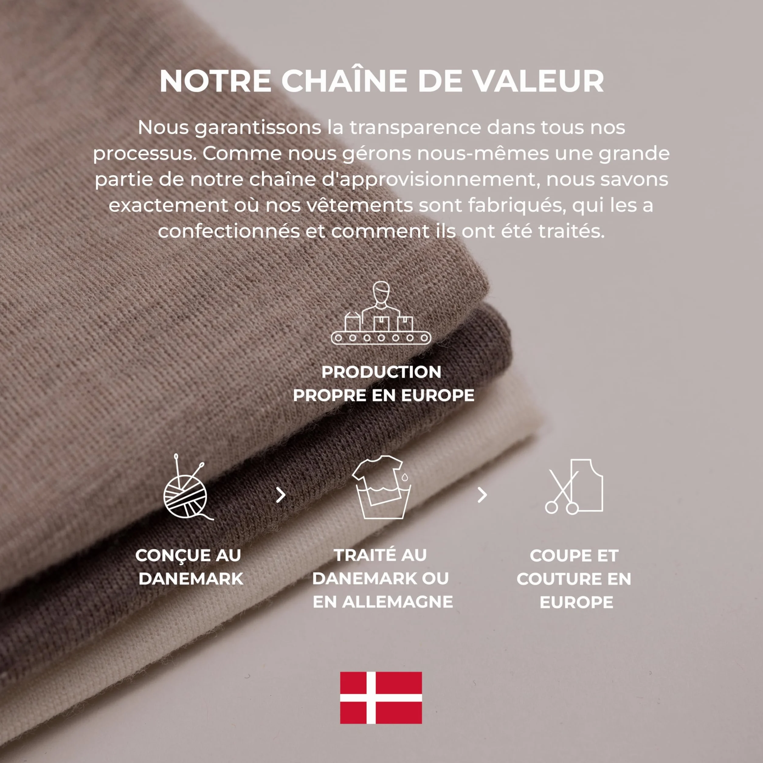 DILLING Legging pour Enfant en Laine à côtes Larges Gris Mélange