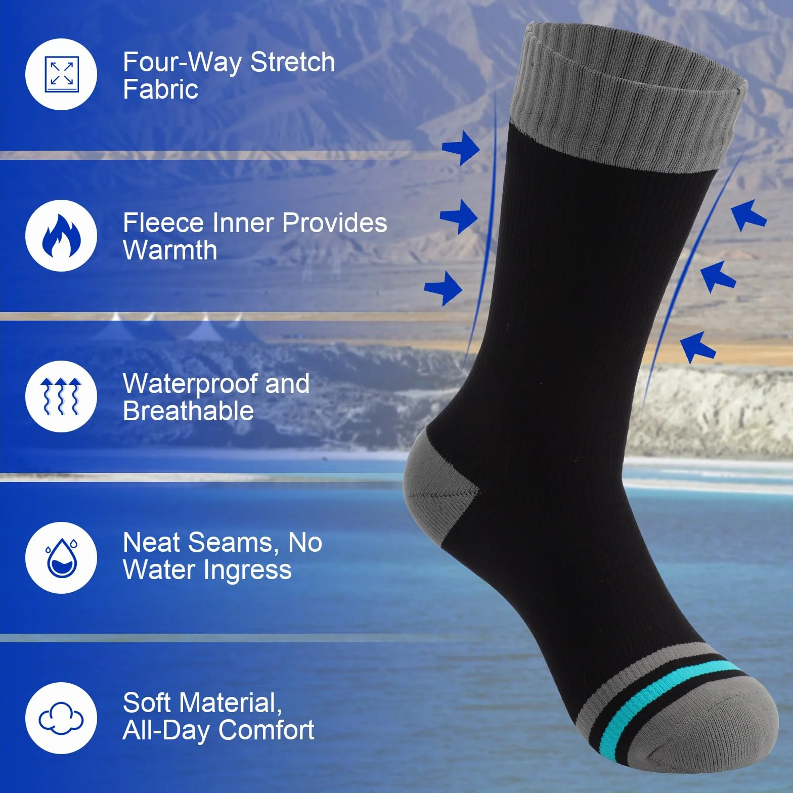Chaussettes Imperméables Unisexe