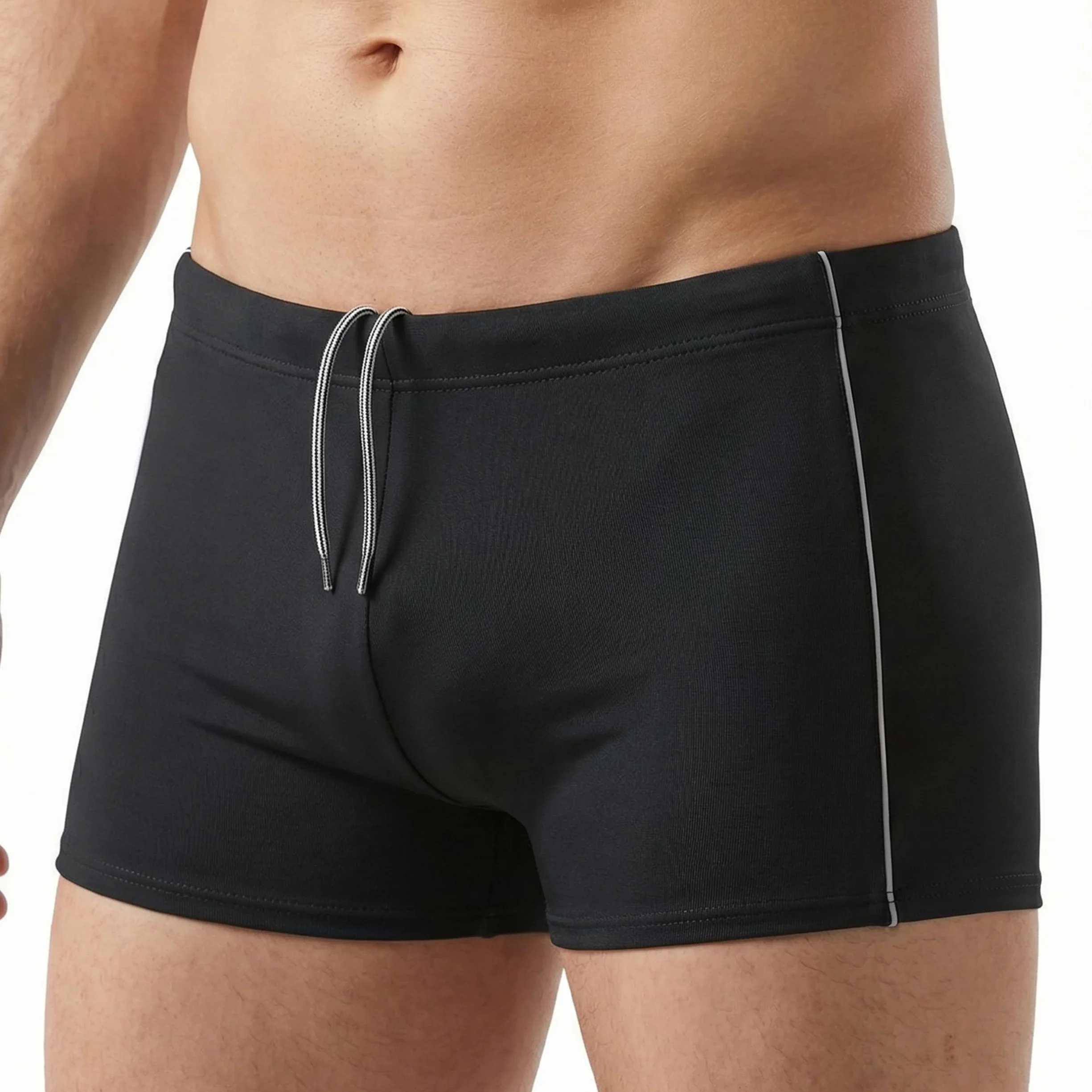 MANA MANA Maillot de Bain Homme Séchage Rapide Résistant au Chlore Taille Élastique Cordon Ajustable Grande Taille Natation Plage