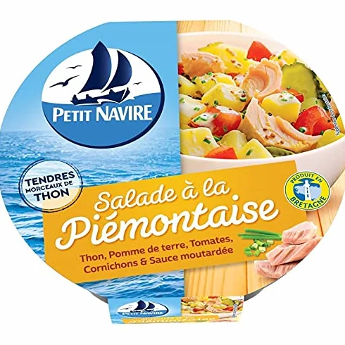 PETIT NAVIRE | Petit Navire Salade Piémontaise 220G | Lot De (3) | livraison offerte