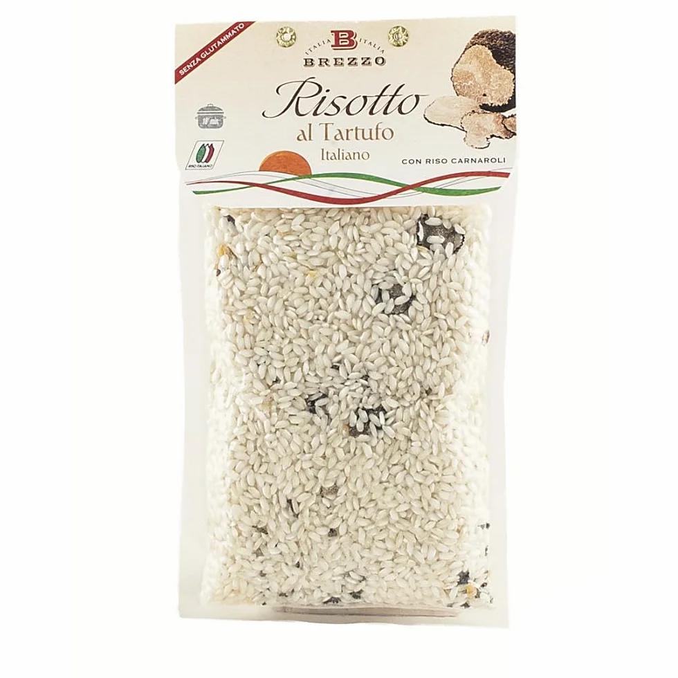 Brezzo Tris Risotti de 300 g aux cèpes Speck, Safran Champignons Cèpes et à la truffe