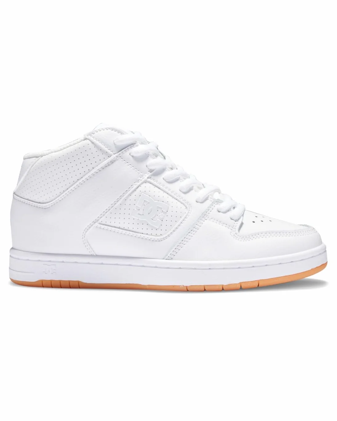 DC Shoes Manteca 4 Mid Chaussures Cuir Femme 38 Blanc