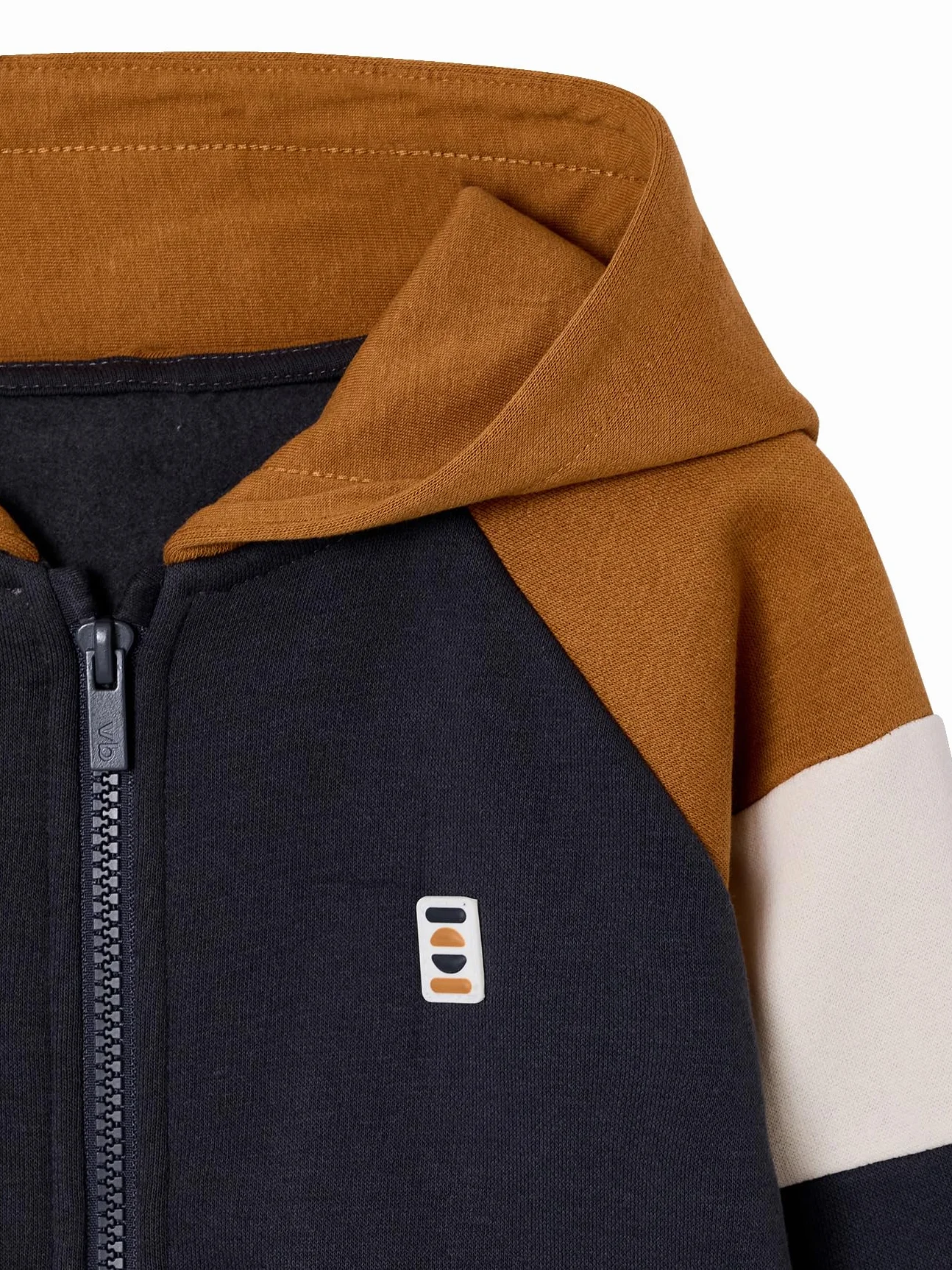 VERTBAUDET Sweat zippé garçon Capuche coloblock