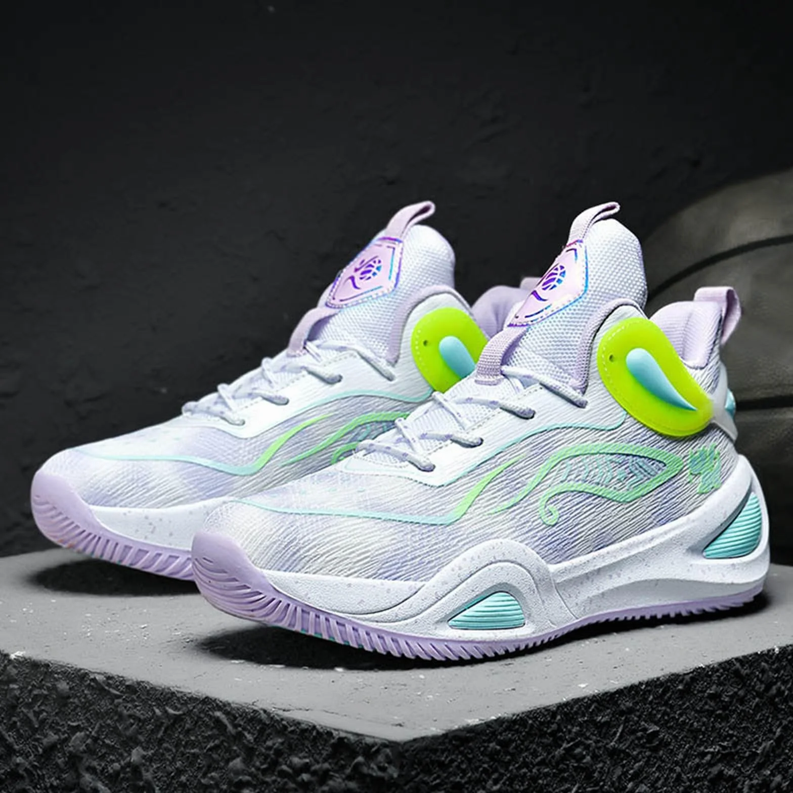 Chaussures de basket-ball pour adolescentes, polyvalentes, pour terrains en béton