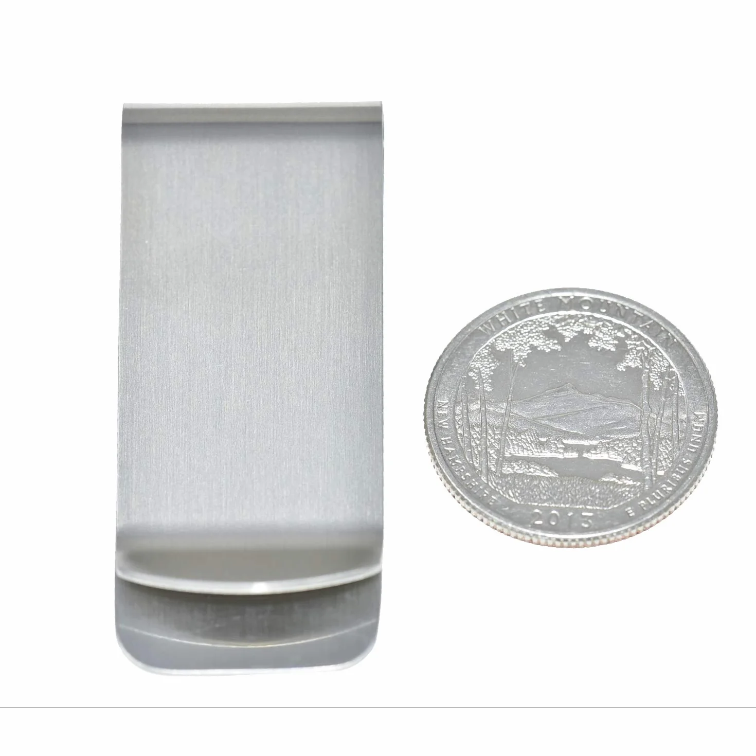 Pince à Billets en Acier Inoxydable pour Homme, Porte-Cartes avec Gravure personnalisée