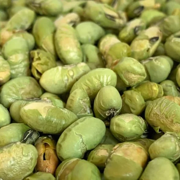NULTHY - 1Kg Edamame Tostado sans Sel - Feves Grillées, Snack Sain et Riche en Protéines, Edamame Croquant, Graine de Soja, Fèves, Idéal pour Collations & Apéritifs, Faible en Calories