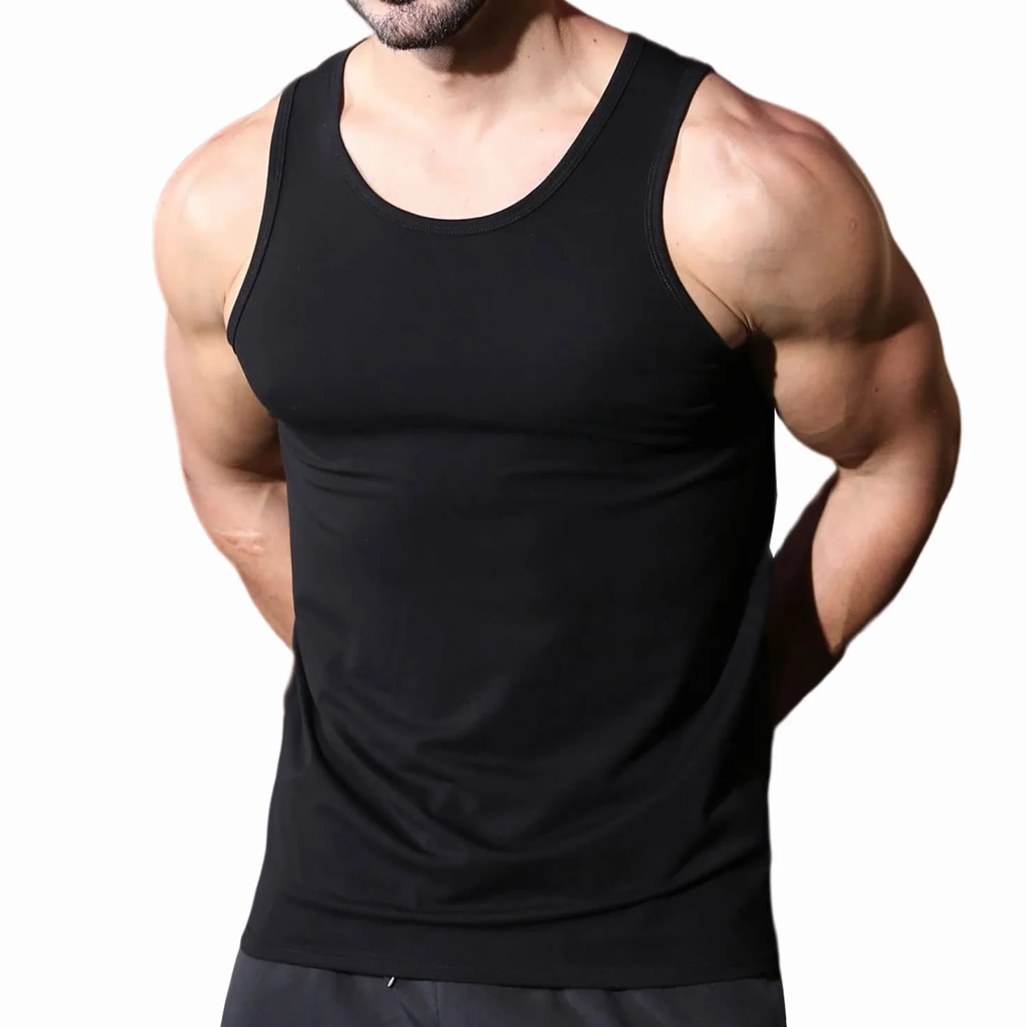 Rane Sports Débardeur de Gym pour Homme, t-Shirt sans Manches en Coton Fitness Musculation