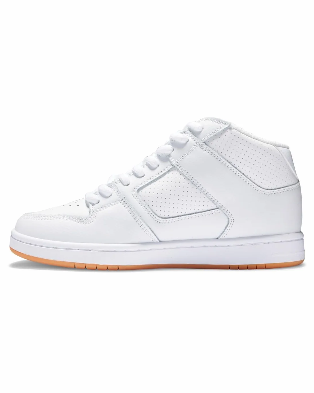 DC Shoes Manteca 4 Mid Chaussures Cuir Femme 38 Blanc