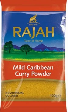 Rajah Curry Poudre douce 100 g (lot de 2)