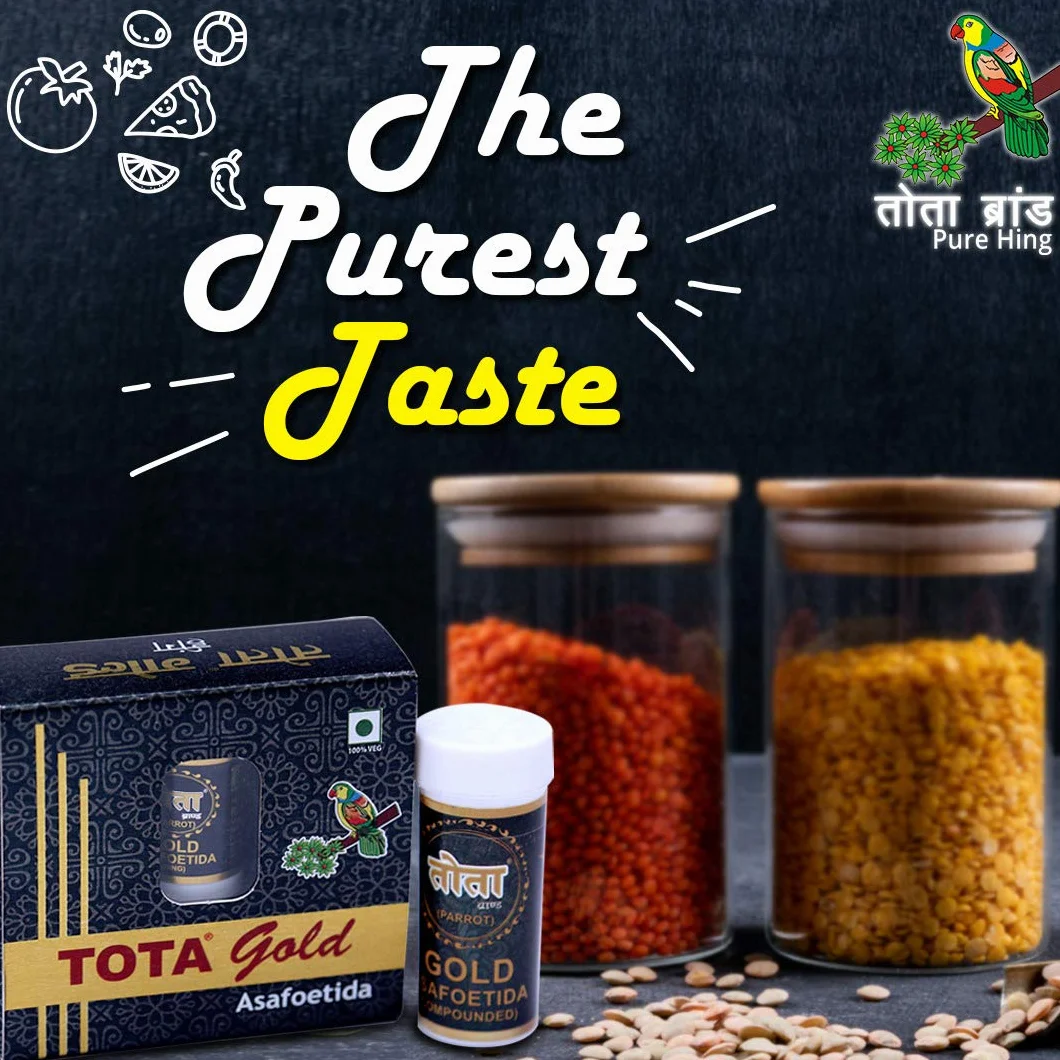 Tota Heeng Pure Lot de 2 cristaux dorés 100 % purs 14 g
