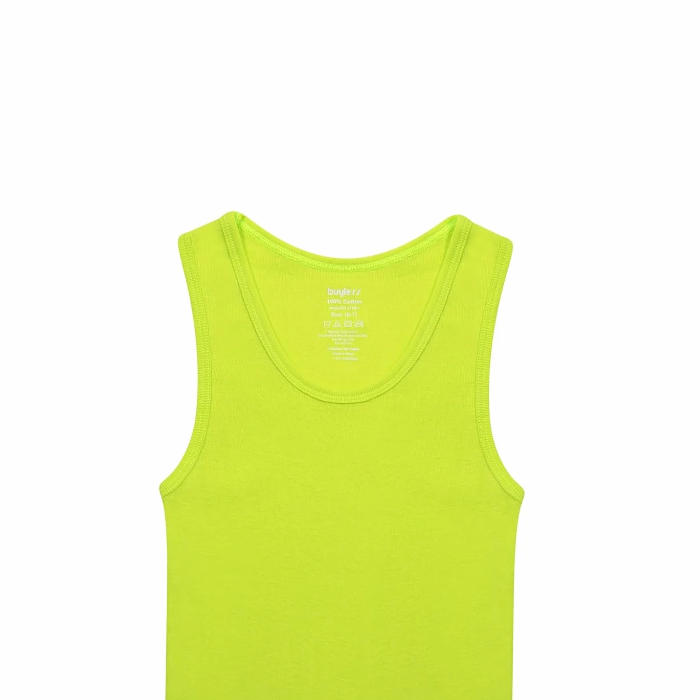 Débardeur Garçon Coton Doux Lot de 6 Multicolore Sous Vêtement