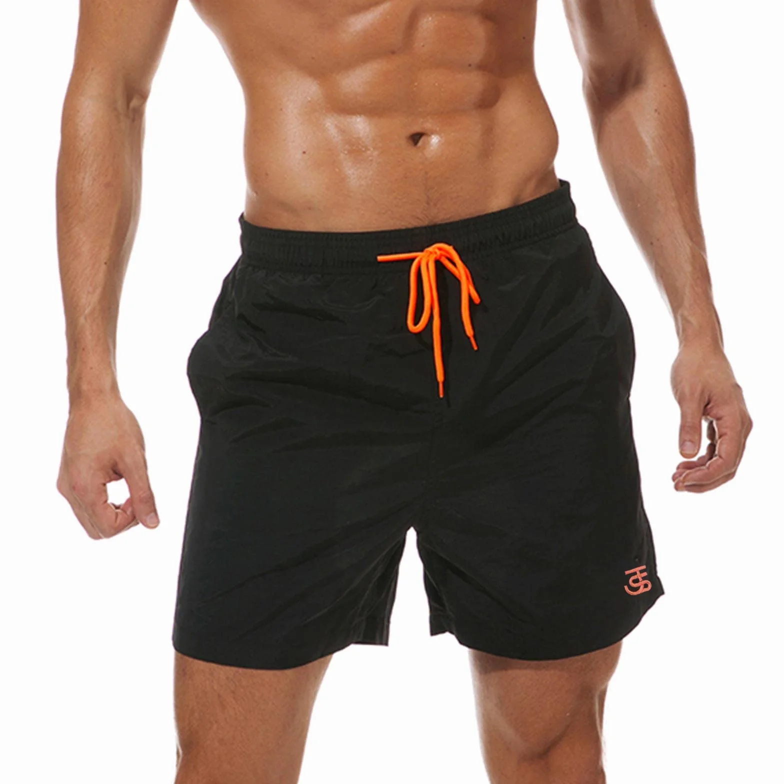 JustSun Short de Bain Homme étanche Séchage Rapide Poches