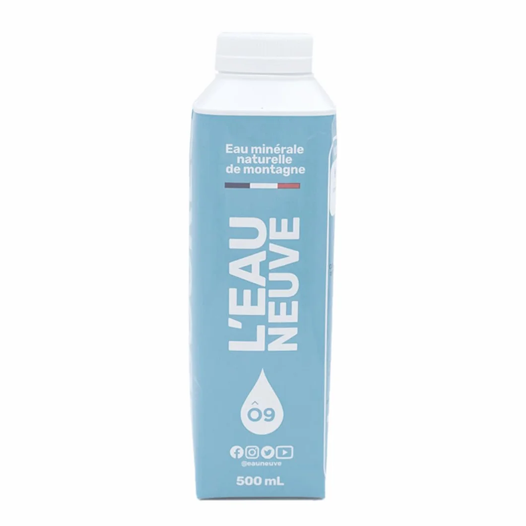 Tétra Eau Neuve Bleue 12 Bouteilles x 50cl | Eau minérale naturelle naturellement pure à la source de Pédourès