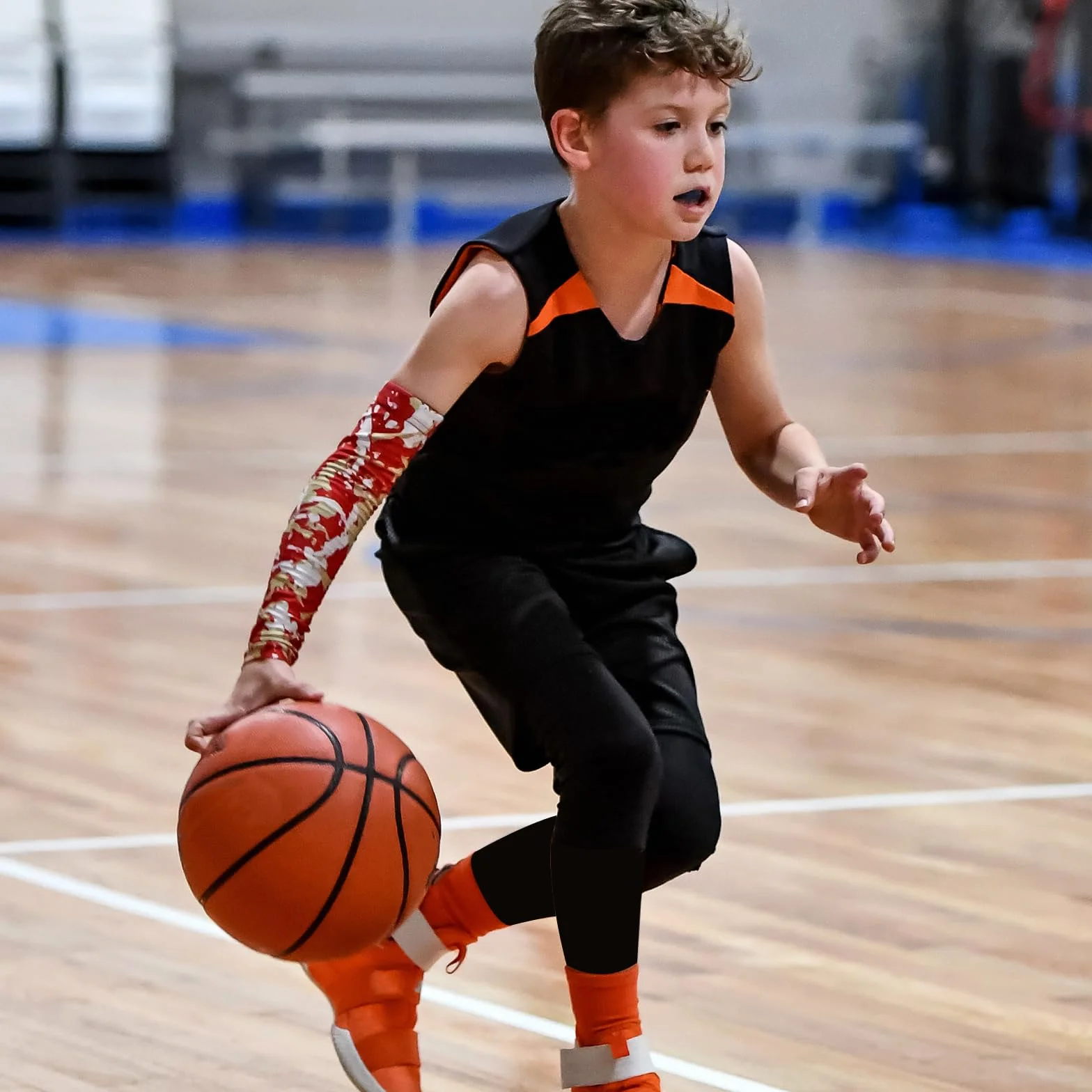 HYCOPROT Pantalon de Compression Garçons Collants Leggings Enfants Respirant Sportif Séchage Rapide Base Layer Sport Football Basket-Ball