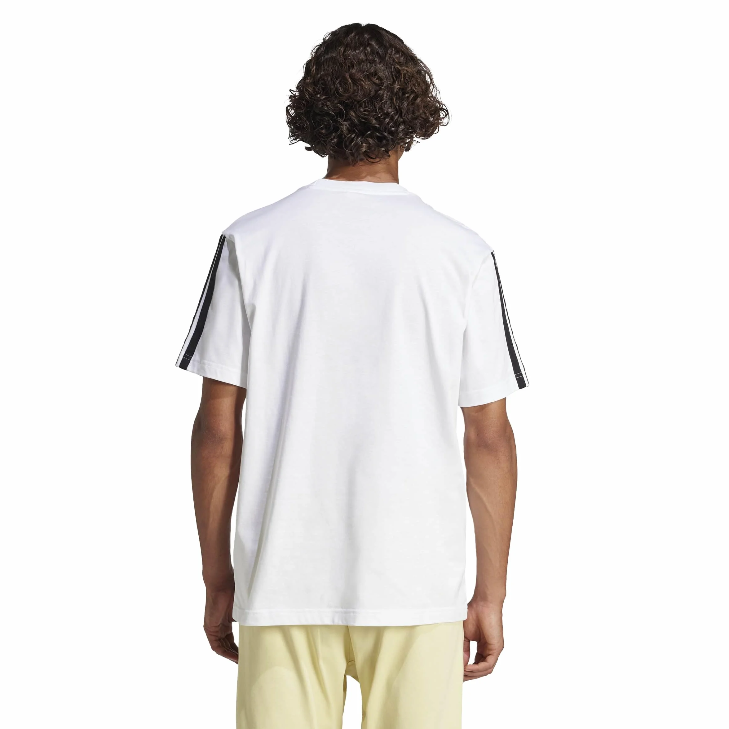 Adidas Essentials Three Stripes Single Jersey Tee T-Shirt Homme
