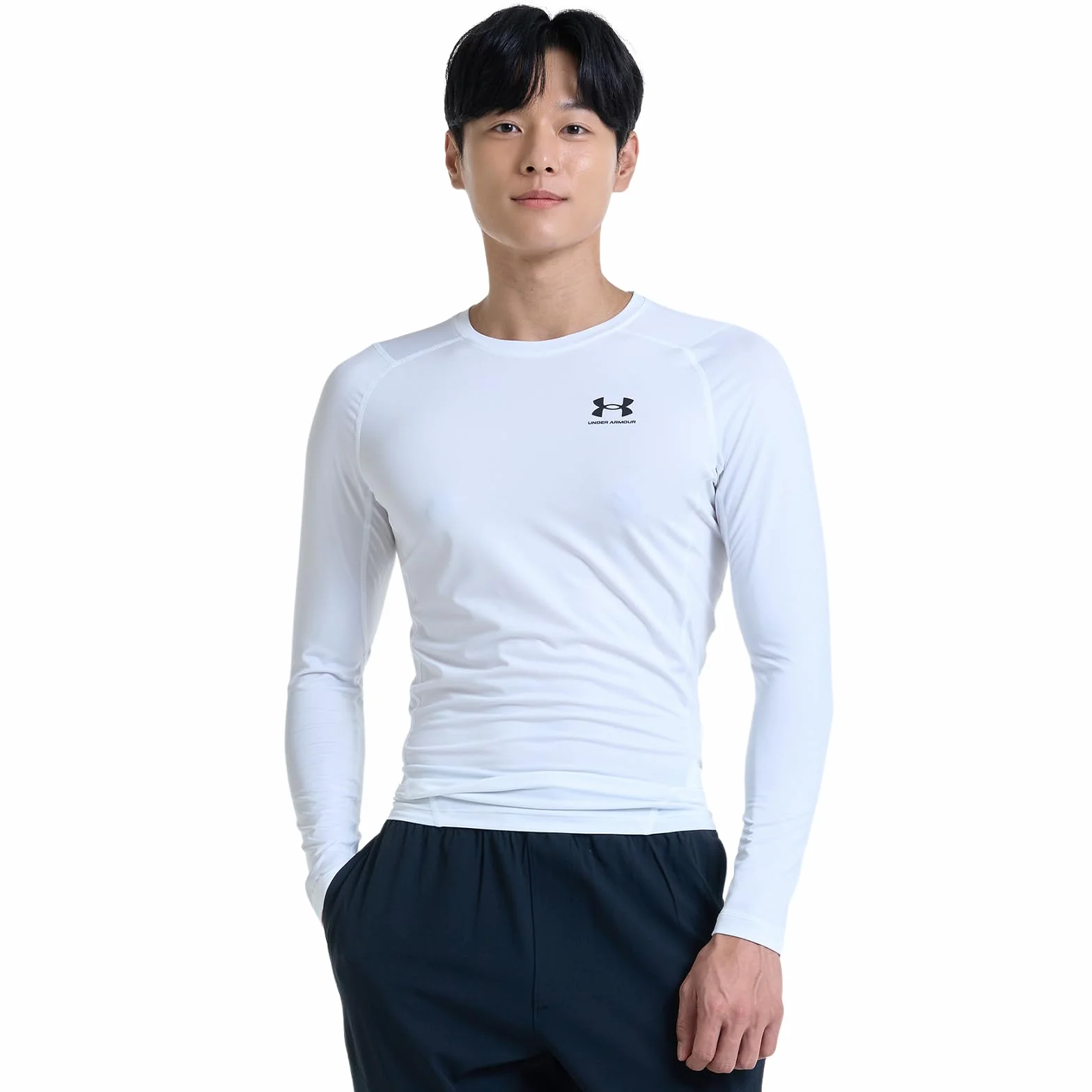 Under Armour UA HG Armour Comp Ls T-Shirt Anti-Odeur Homme Lot de 1