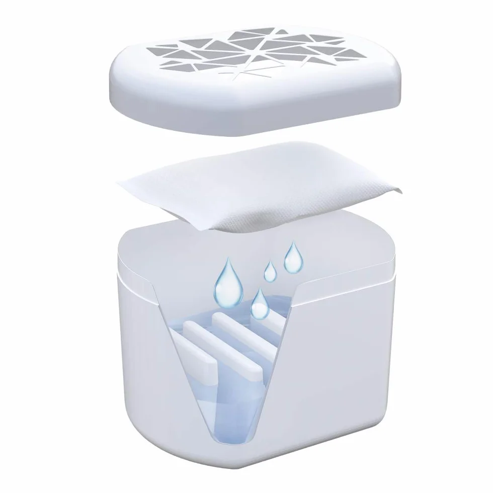 Wessper 2x Déshumidificateur d'air pour la Maison, absorbeur d'humidité et Anti odeurs pour pièces de 20 m², Incl. 2X Sachet de 250g